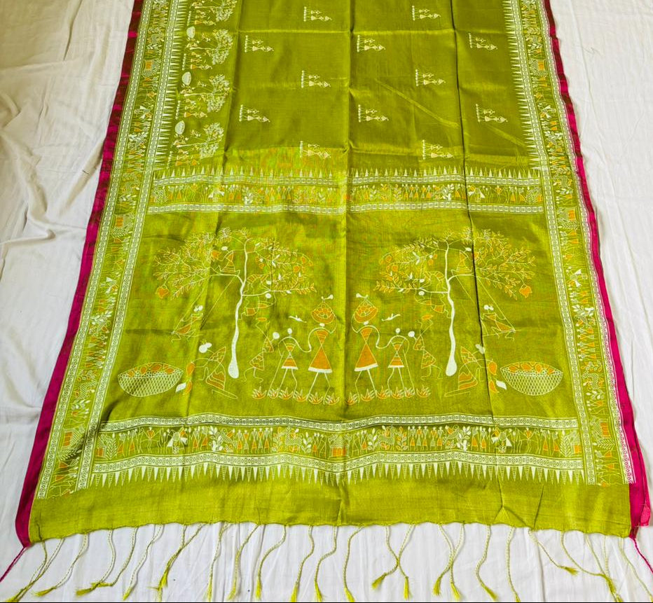 স্মৃতিচারণ (SmritiCharon )Tissue Cotton Saree