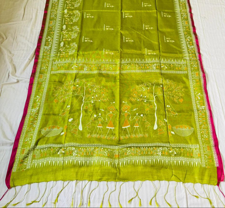 স্মৃতিচারণ (SmritiCharon )Tissue Cotton Saree