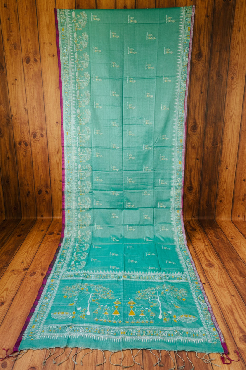 স্মৃতিচারণ (SmritiCharon )Tissue Cotton Saree