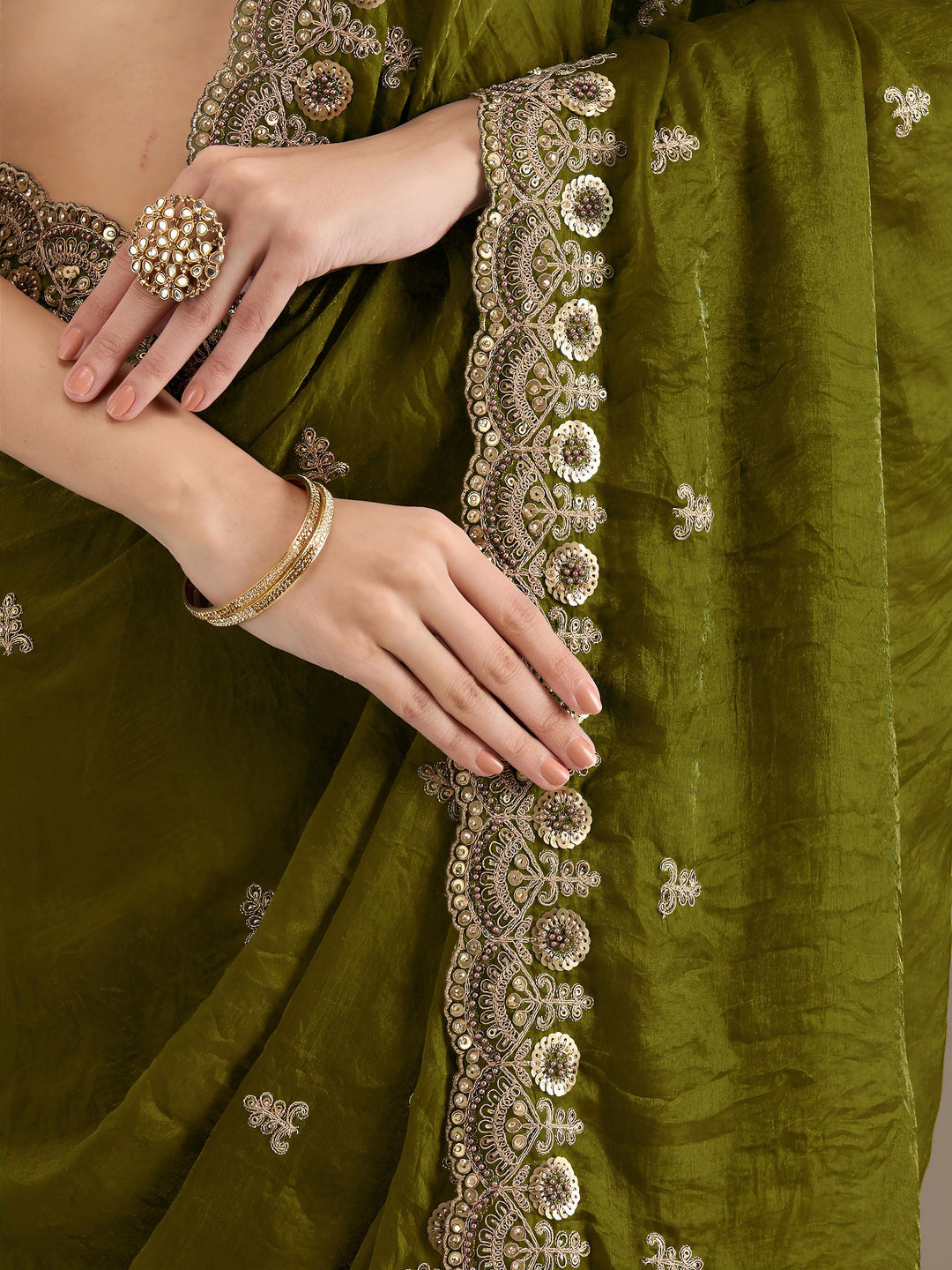 Draped in Dreams Tissue Silk Saree