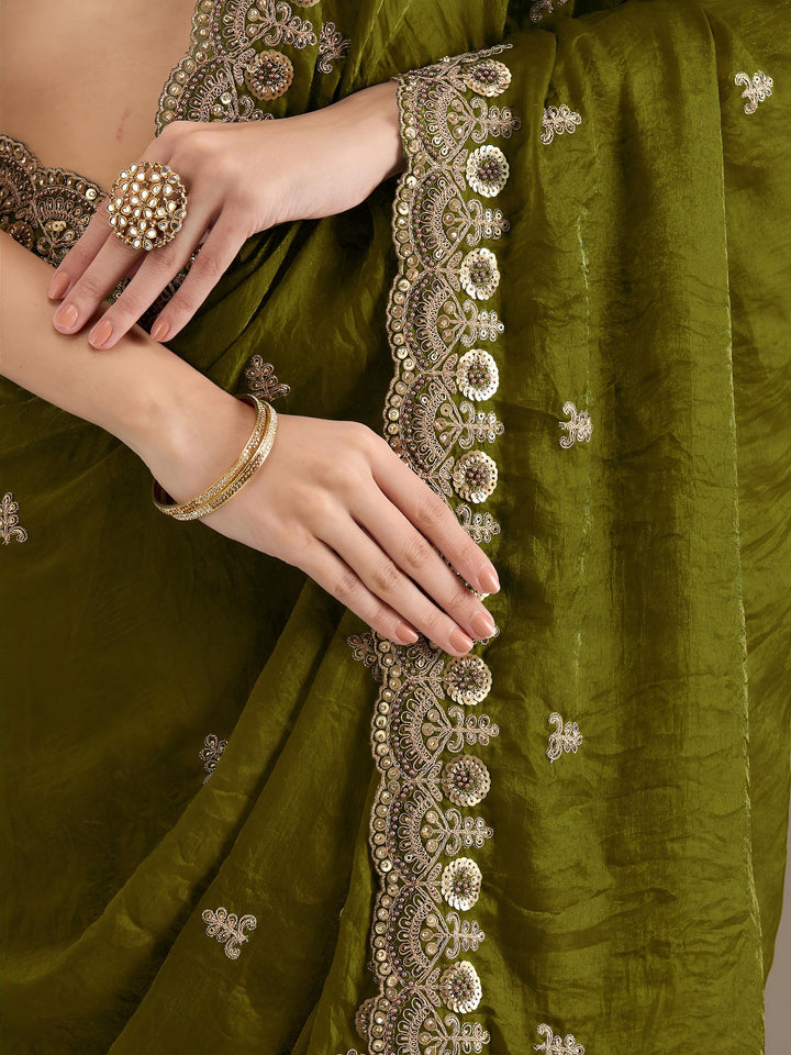 Draped in Dreams Tissue Silk Saree