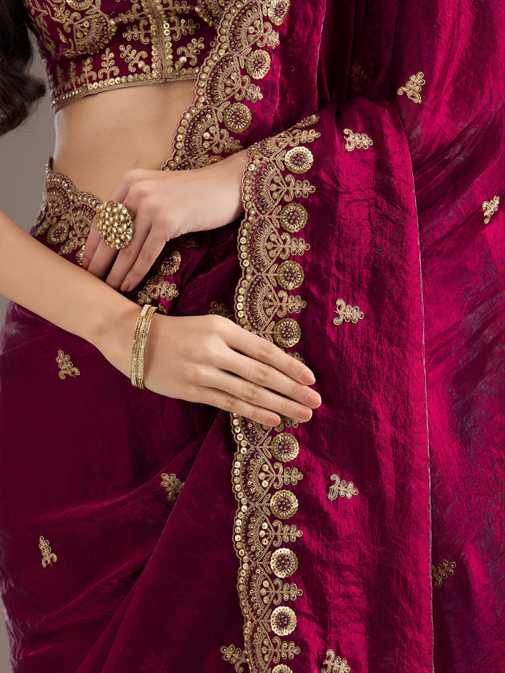 Draped in Dreams Tissue Silk Saree