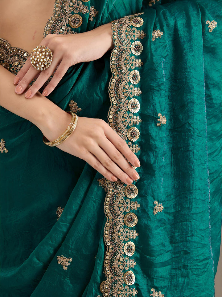 Draped in Dreams Tissue Silk Saree