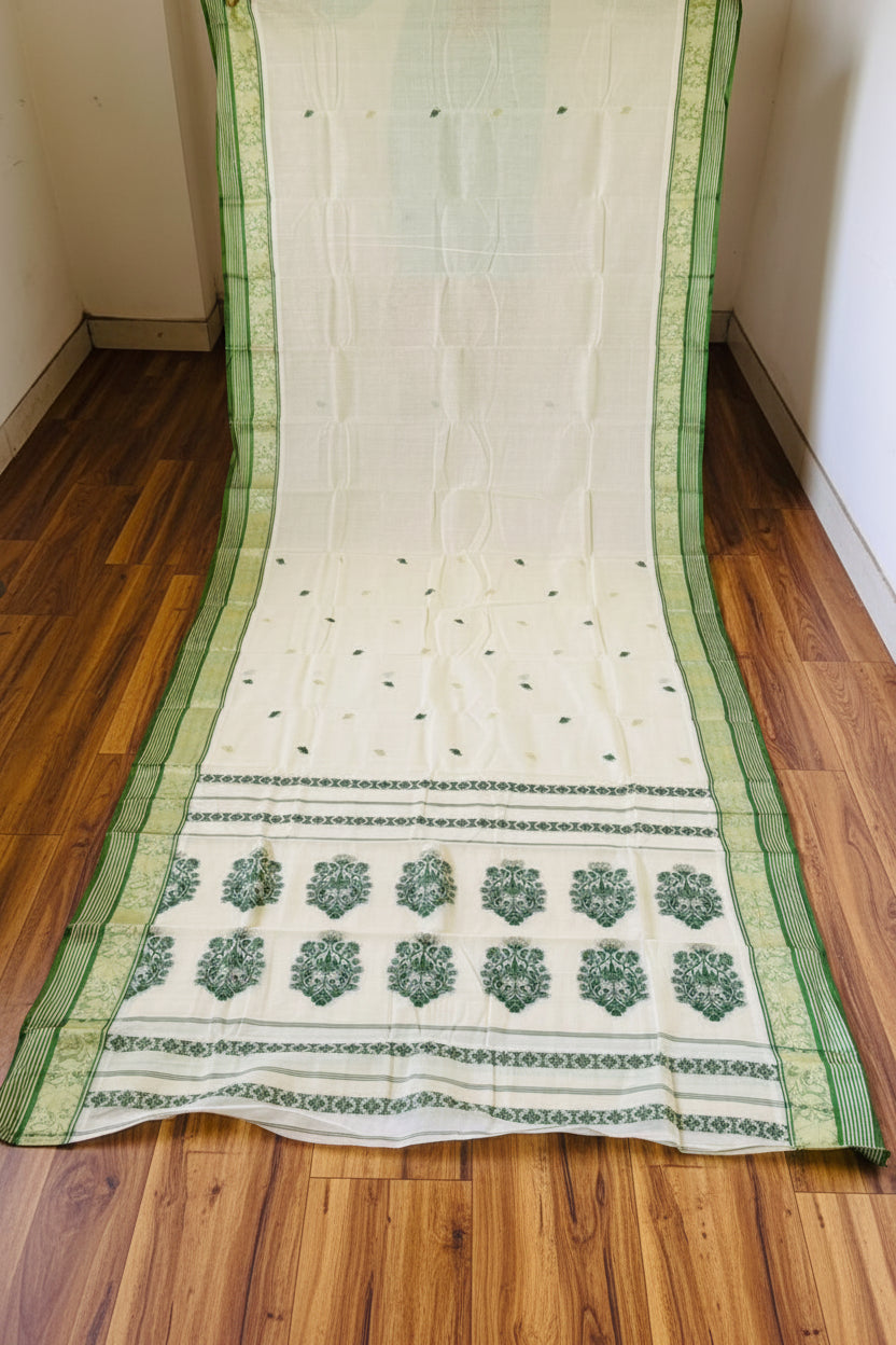 Bengal Tangail Tant Cotton Saree