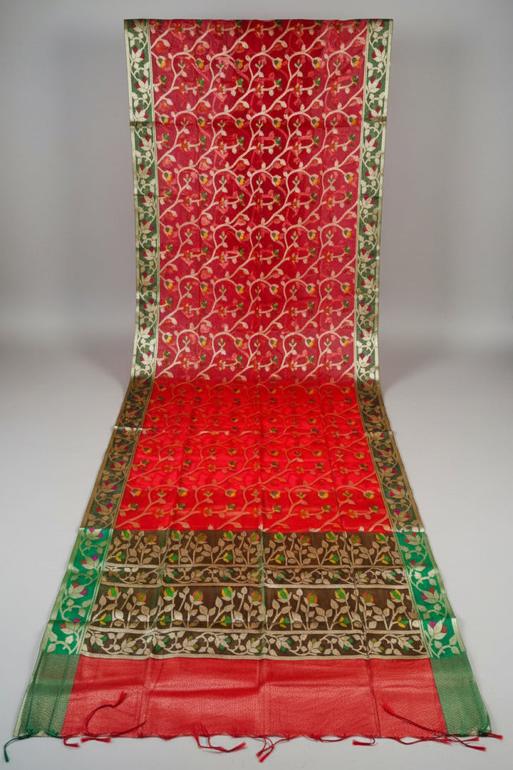 Divine Essence Muslin Jamdani Saree