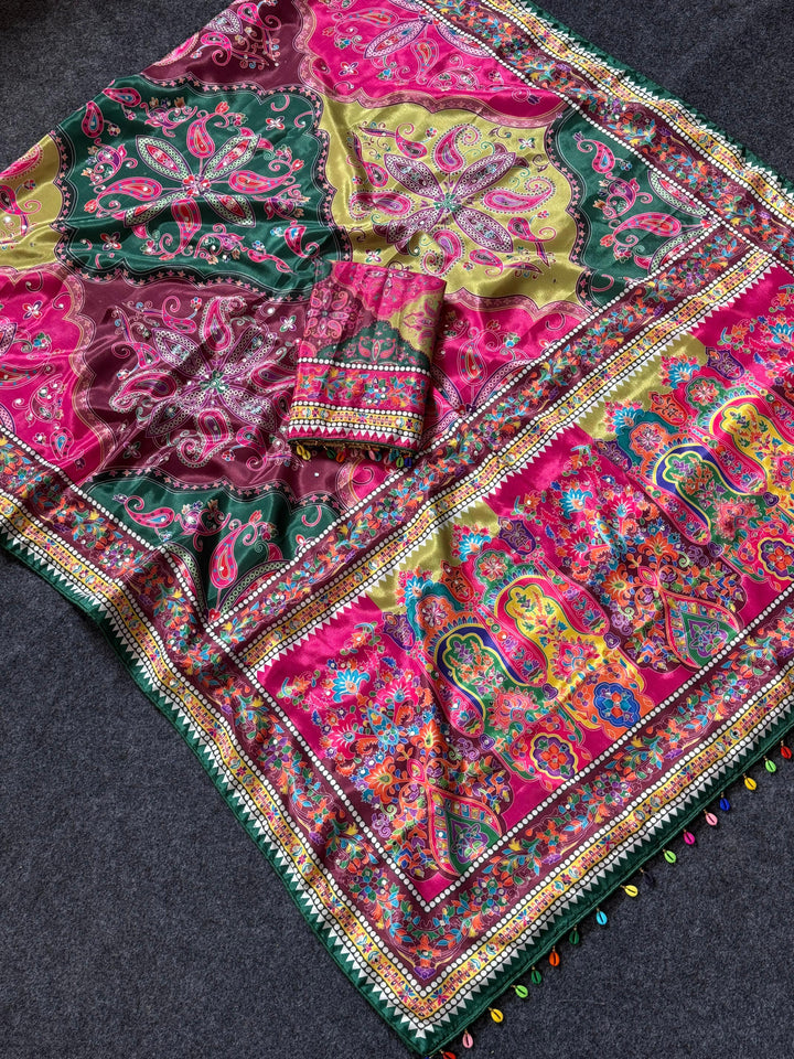 Festival Splash Fancy Silk Saree