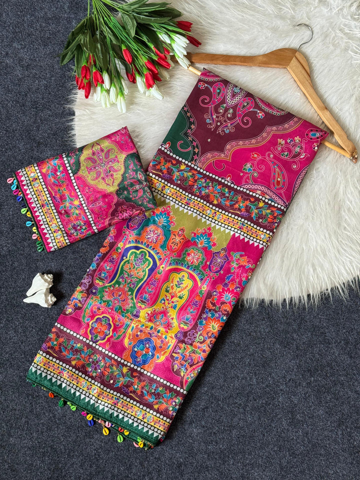 Festival Splash Fancy Silk Saree