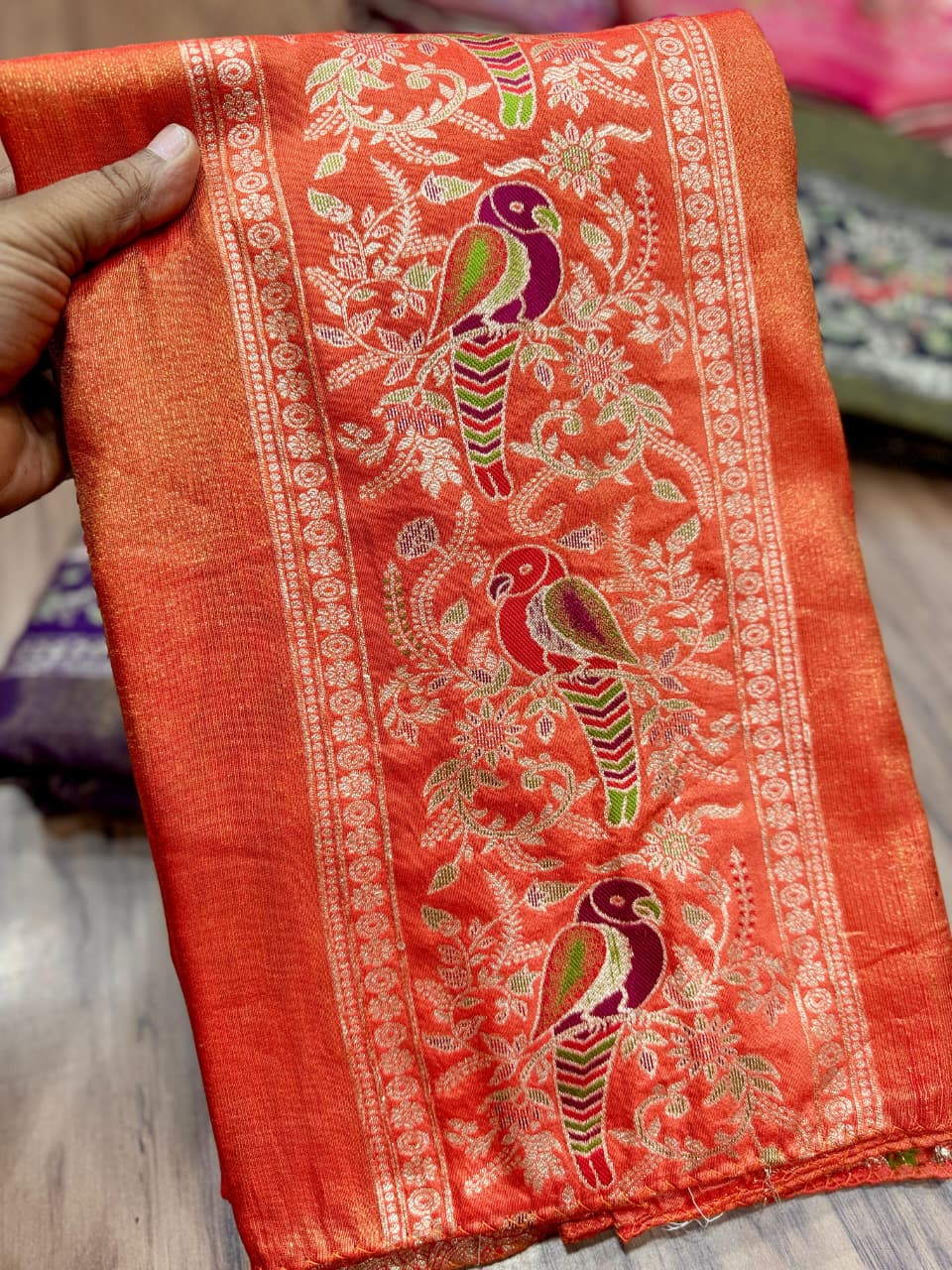 Golden Hour Fancy Silk Saree