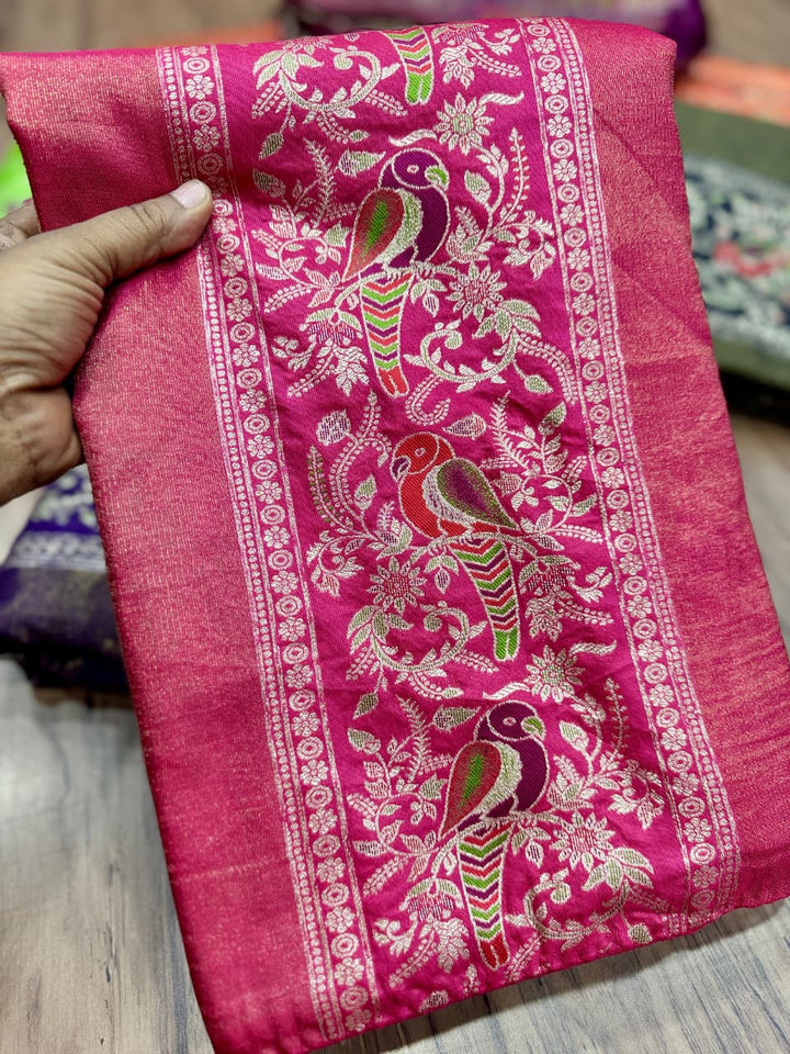 Golden Hour Fancy Silk Saree