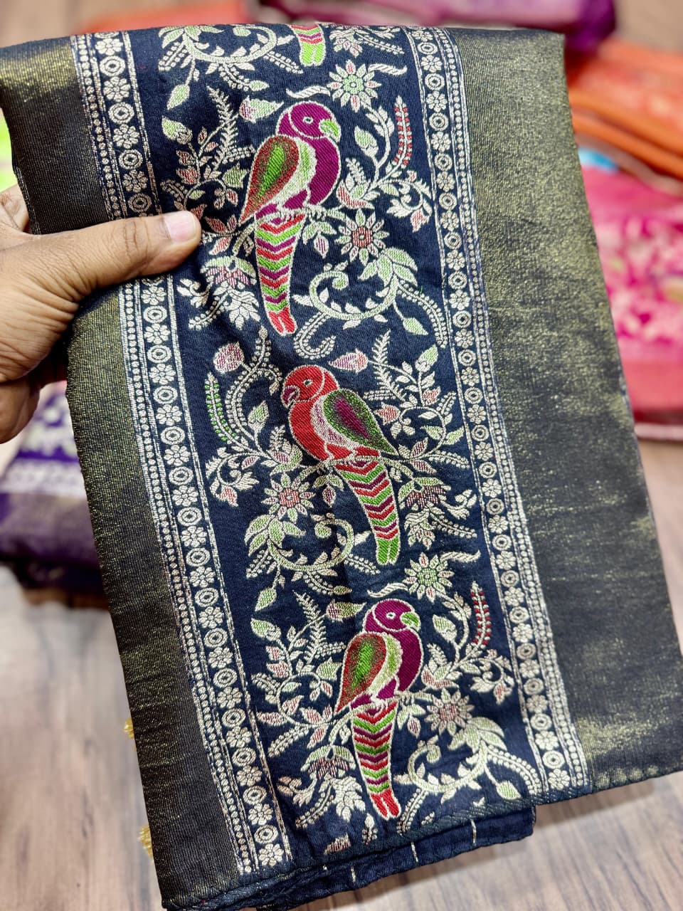 Golden Hour Fancy Silk Saree