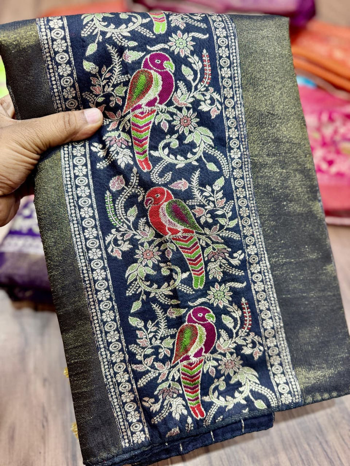 Golden Hour Fancy Silk Saree