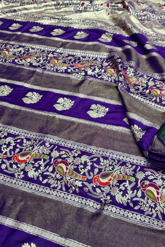 Golden Hour Fancy Silk Saree