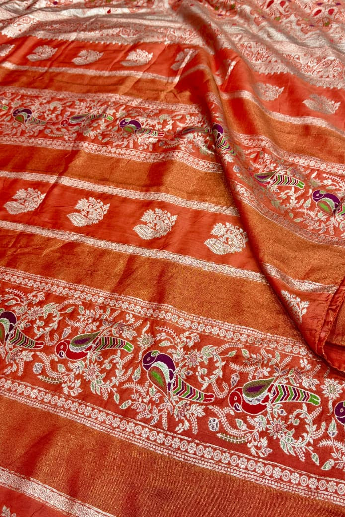 Golden Hour Fancy Silk Saree