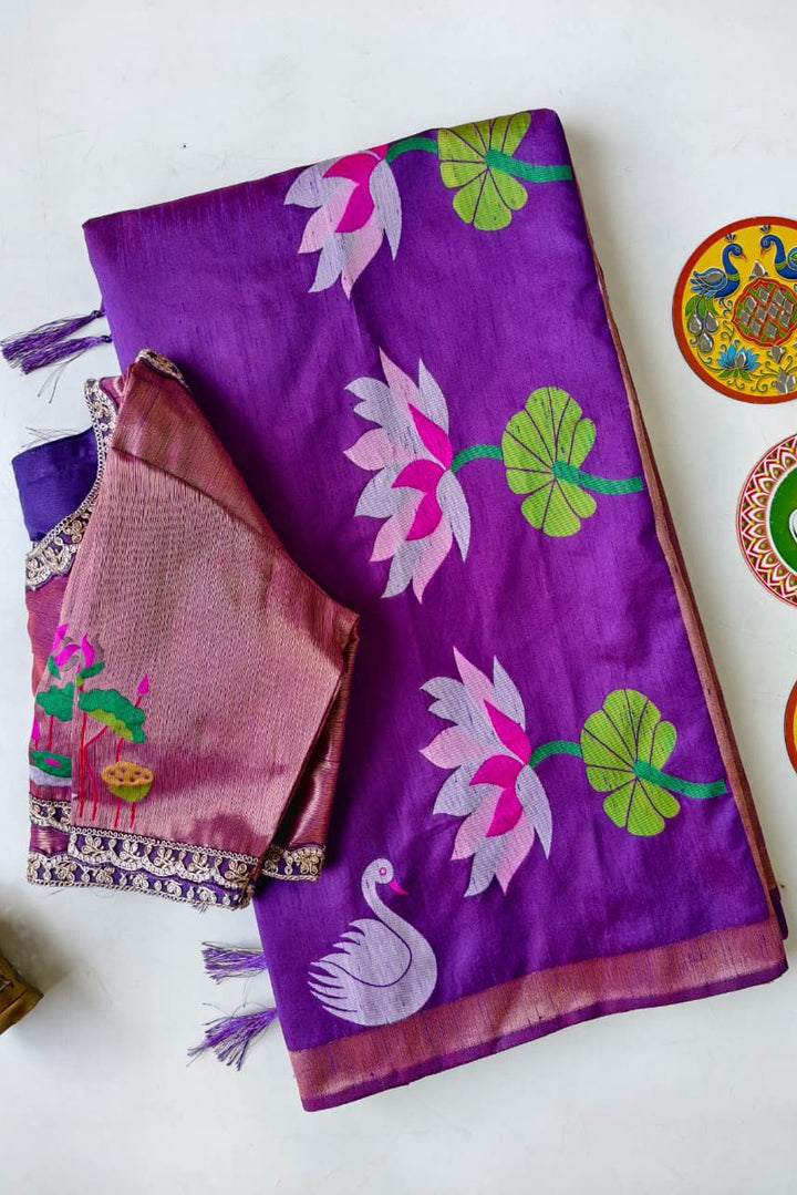 Divine Grace Khadi Silk Saree