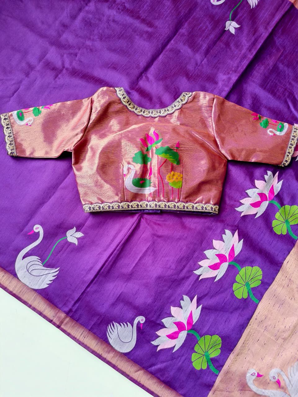 Divine Grace Khadi Silk Saree