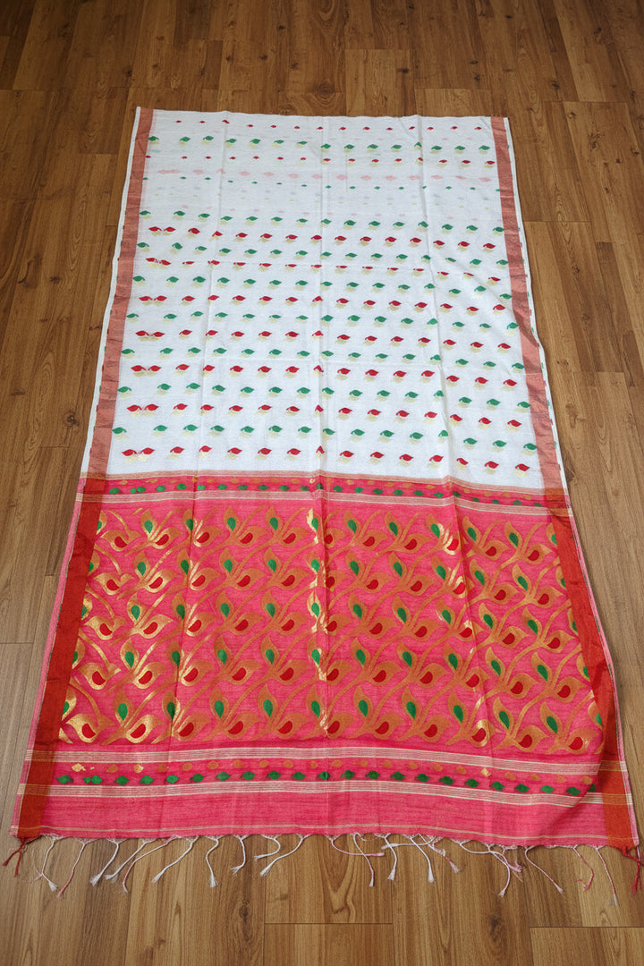 Rajrangi (রাজরঙ্গী) Khadi  Banarasi  Saree