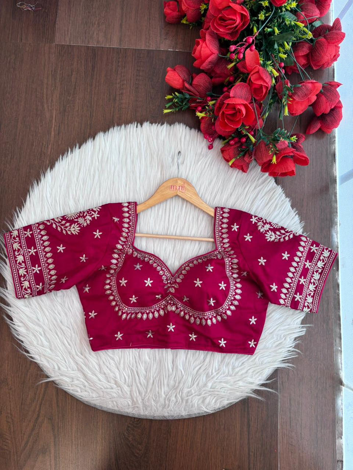 Pink Fancy Silk Blouse