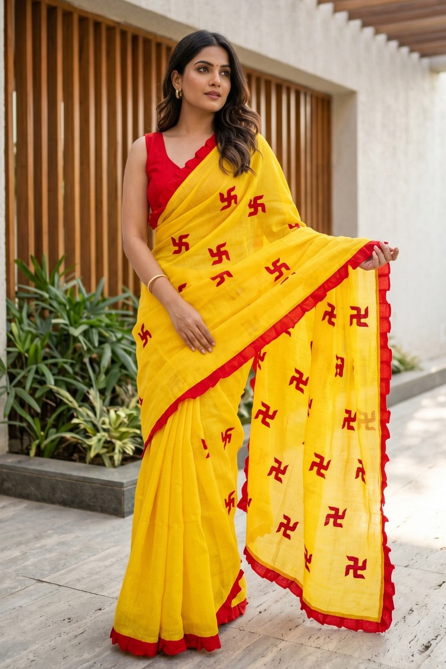 Kanak Roshni Cotton Silk Saree