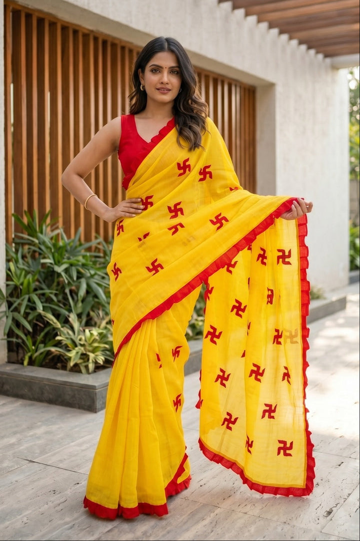 Kanak Roshni Cotton Silk Saree