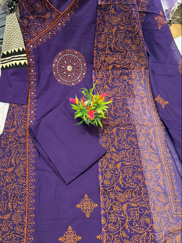 Anvee Cotton Kurti Set