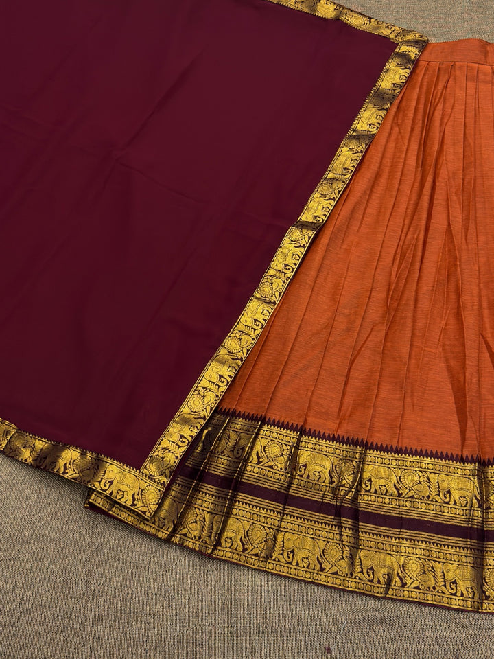 Chennai Queen-Kanchipuram Silk lehenga