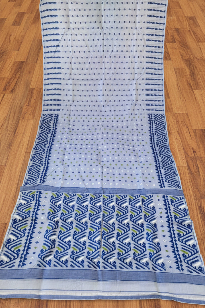 Jolchhobi Bengal Tangail Tant Cotton Saree