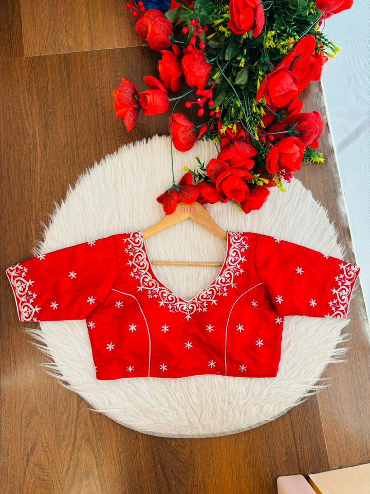 Royal Sindoor( Silk Blouse)