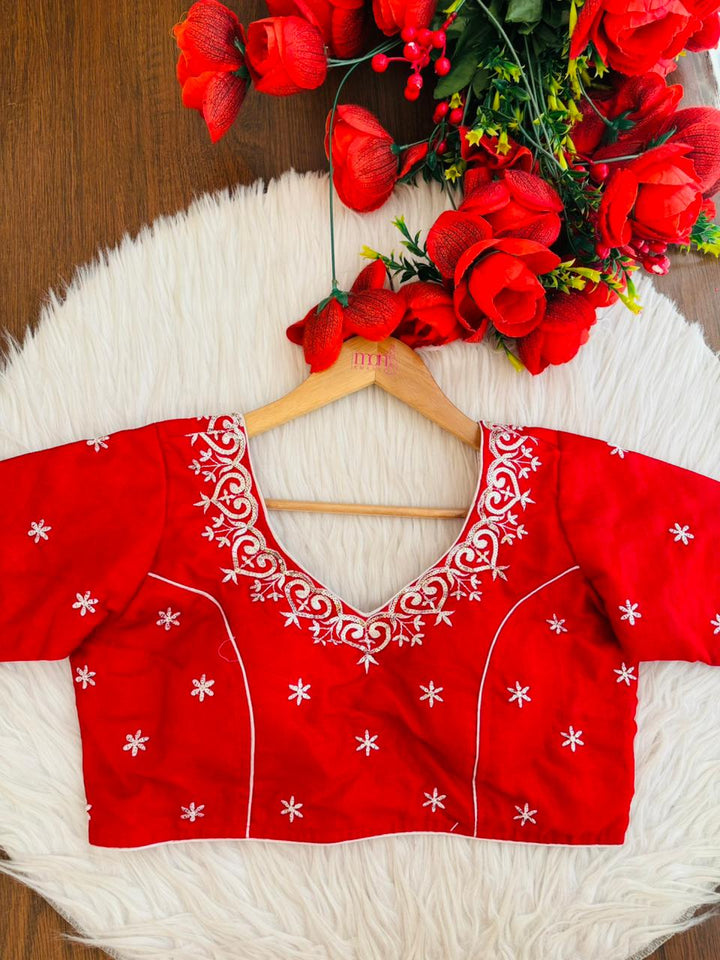 Royal Sindoor( Silk Blouse)
