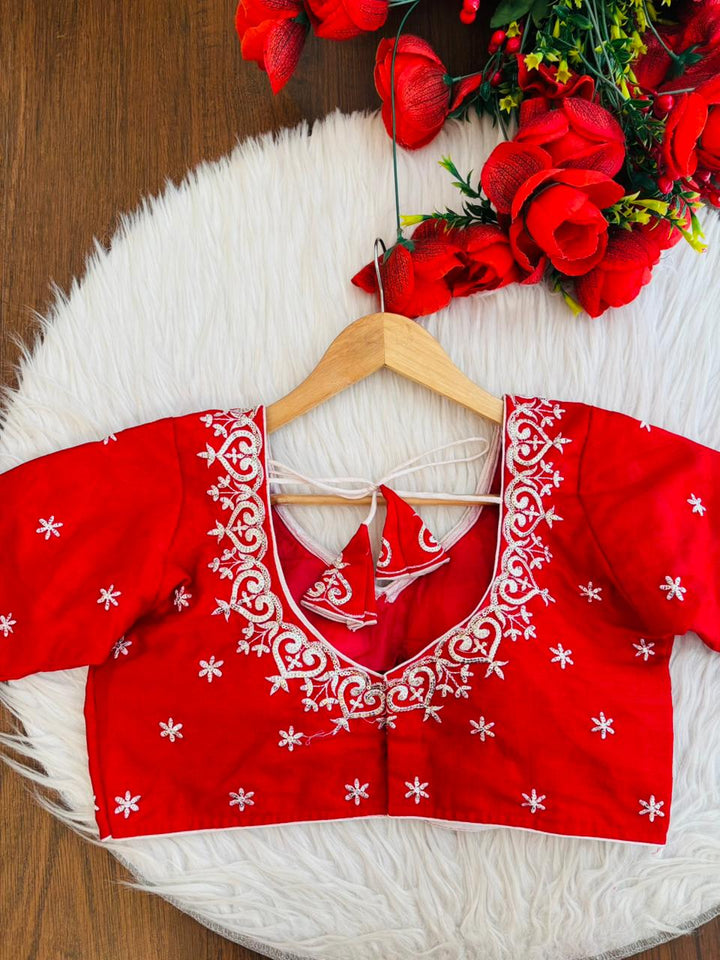 Royal Sindoor( Silk Blouse)