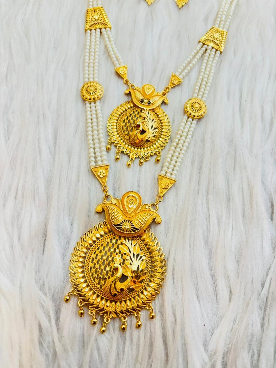 Peacock Bliss Necklace & Earring Set