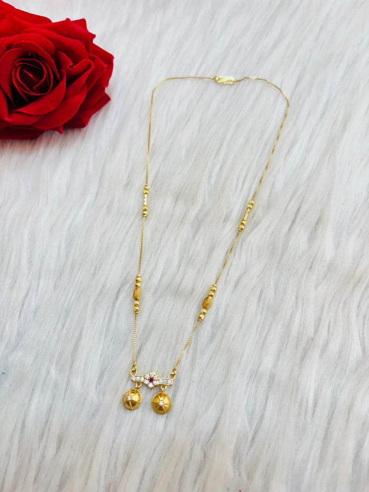 Suhagan Look-Gold Plated Mangal sutra