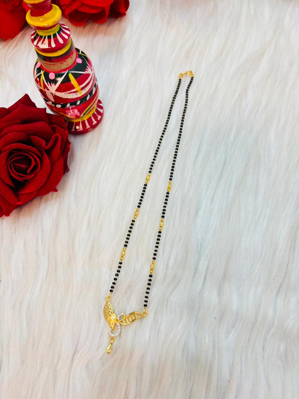 Classic Gold Plated Mangal sutra(Combo-4)