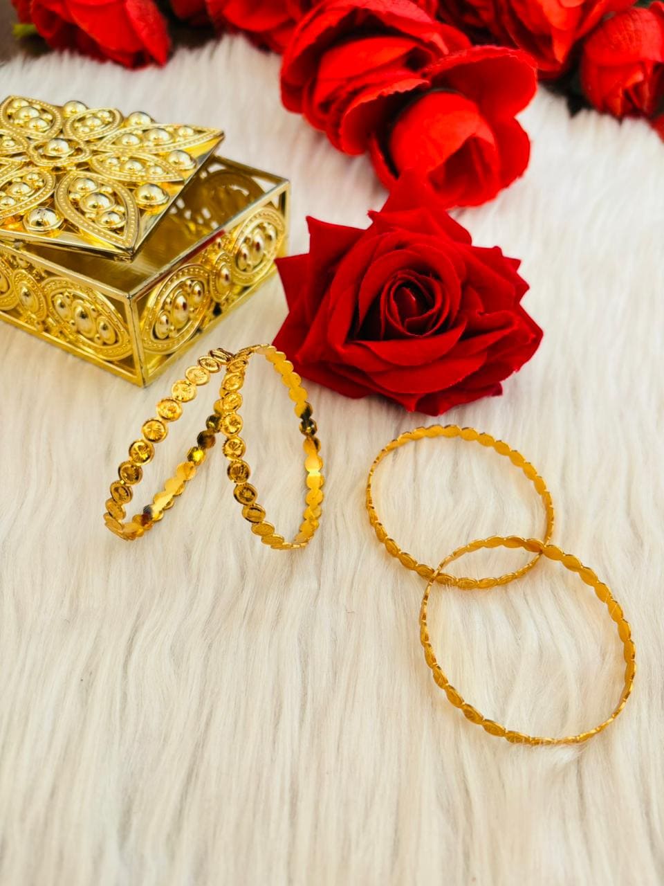 Golden Blessing (Gold Plated Bangles set)