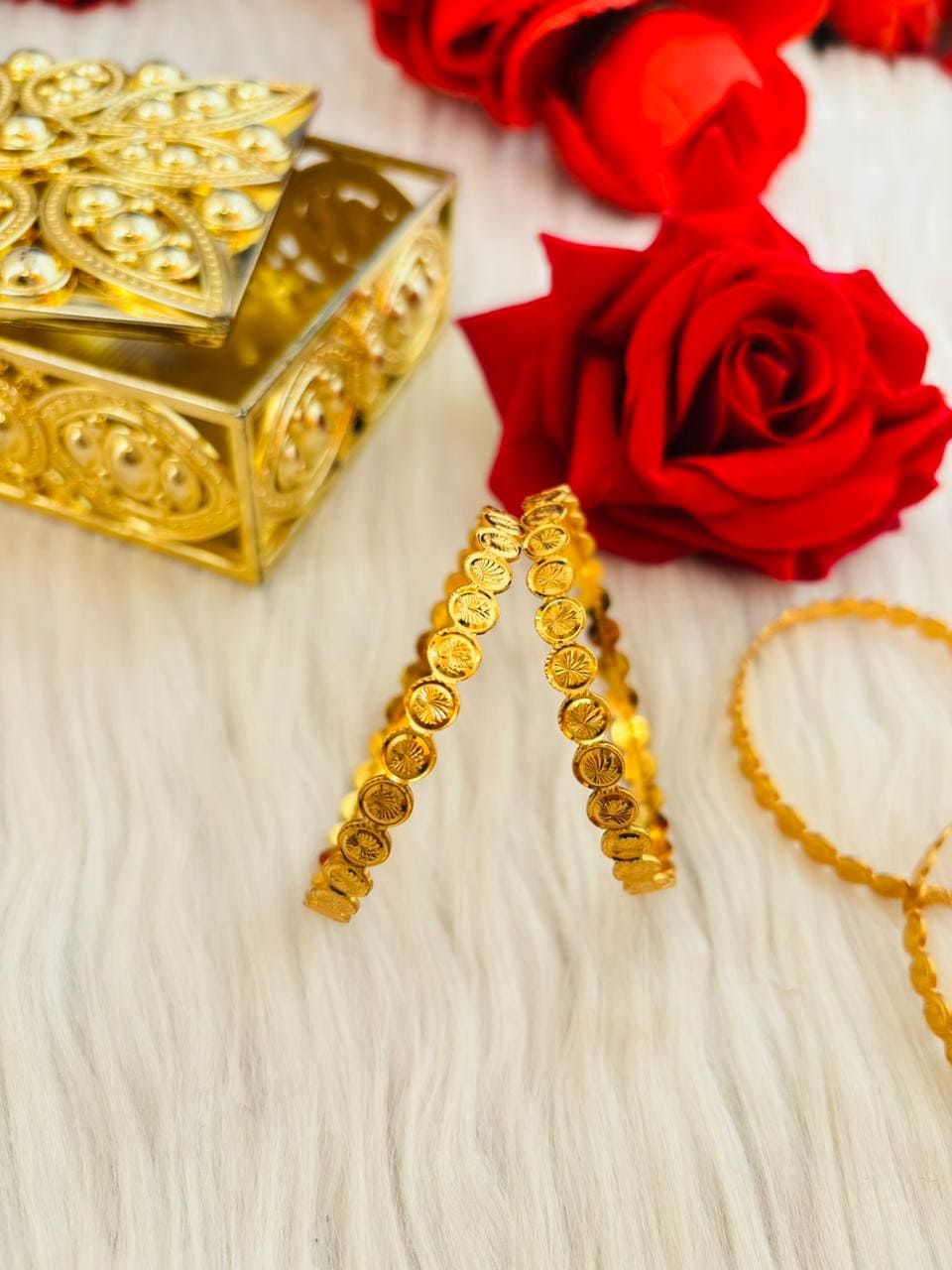 Golden Blessing (Gold Plated Bangles set)
