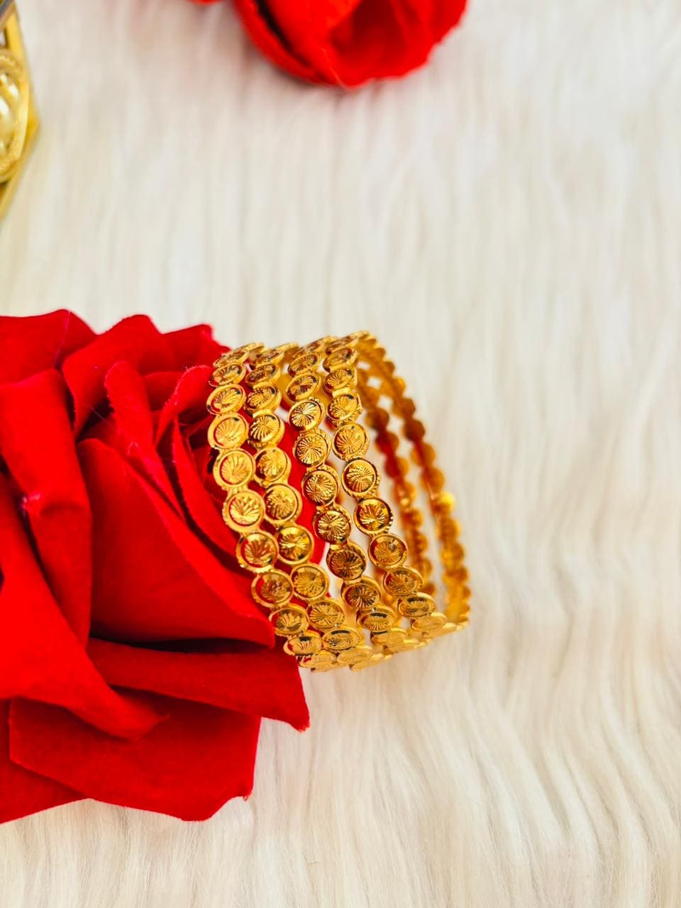 Golden Blessing (Gold Plated Bangles set)