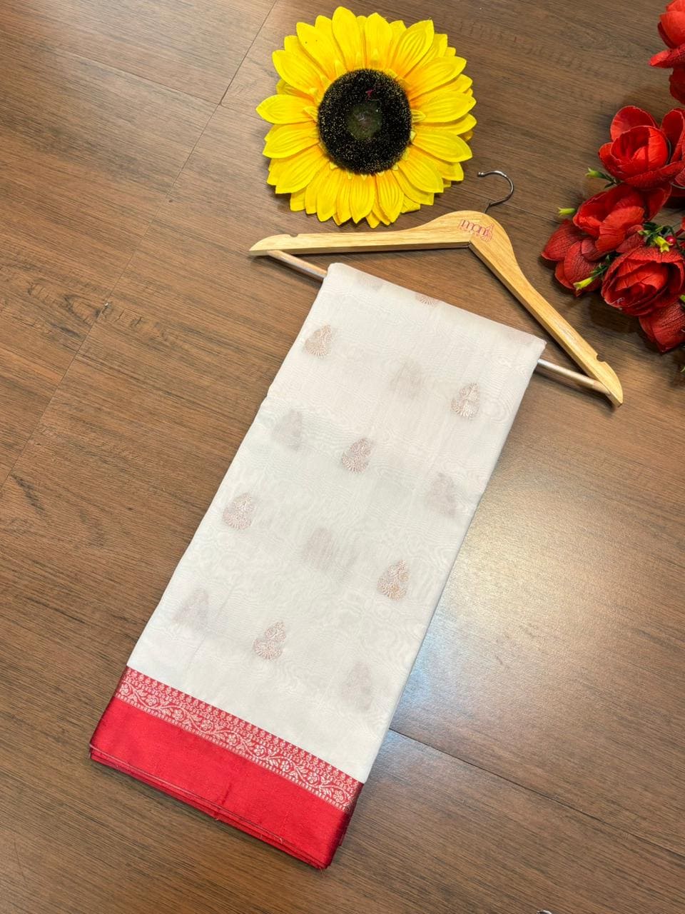Pujarini  Banarasi Cotton Silk Saree