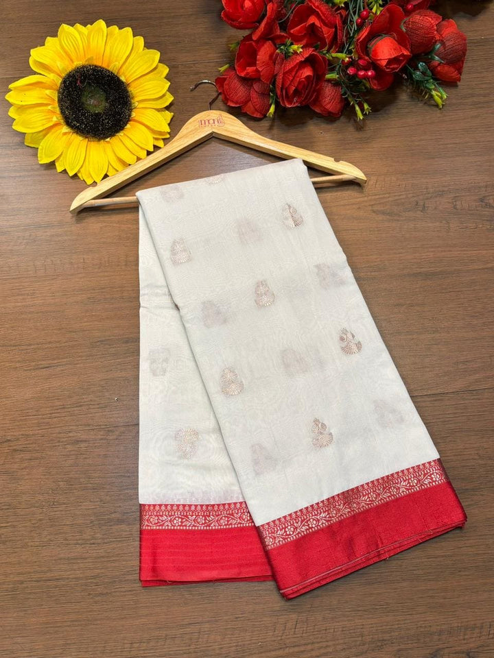 Pujarini  Banarasi Cotton Silk Saree