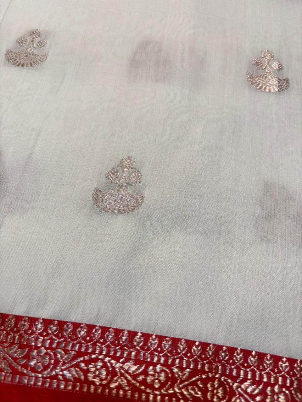 Pujarini  Banarasi Cotton Silk Saree