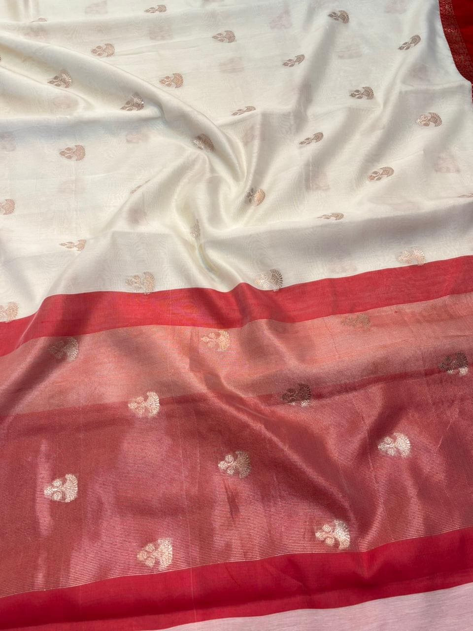 Pujarini  Banarasi Cotton Silk Saree