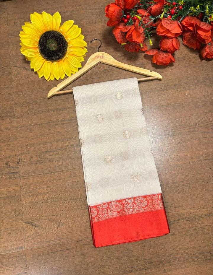 Pujarini  Banarasi Cotton Silk Saree