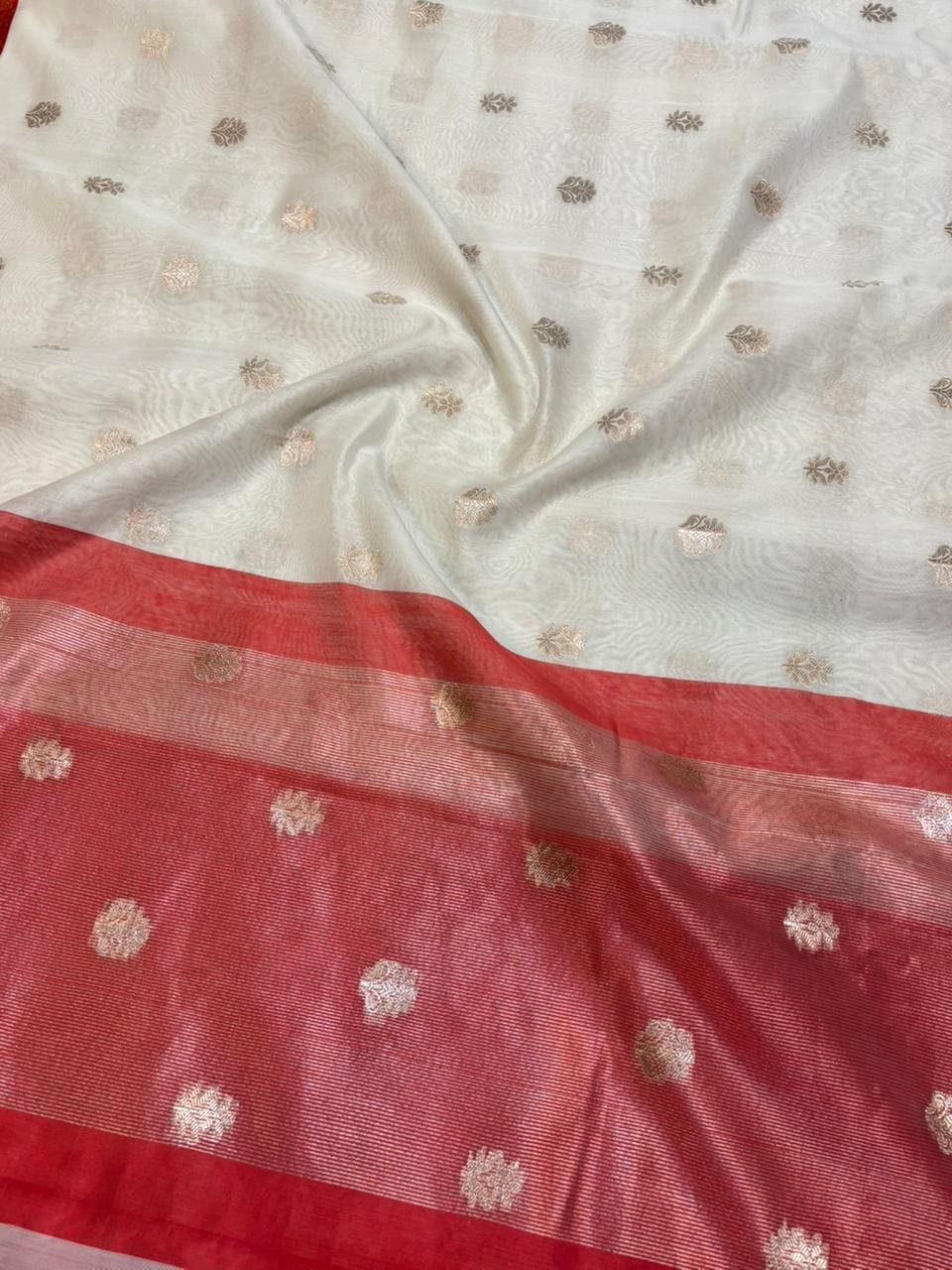 Pujarini  Banarasi Cotton Silk Saree