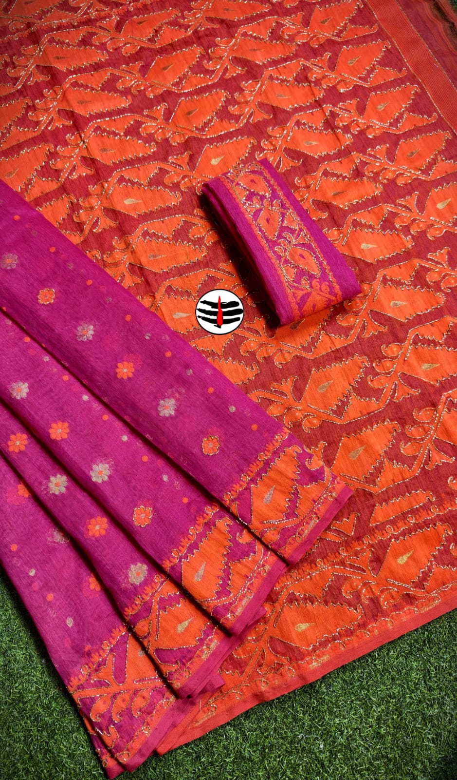 Swarnalekha Dhakai Jamdani Saree