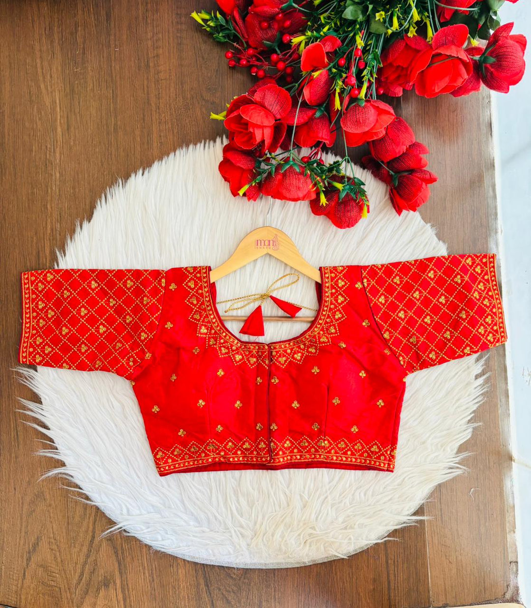 The Ruby Jaal Silk Blouse