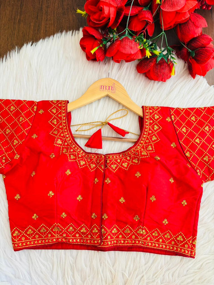 The Ruby Jaal Silk Blouse