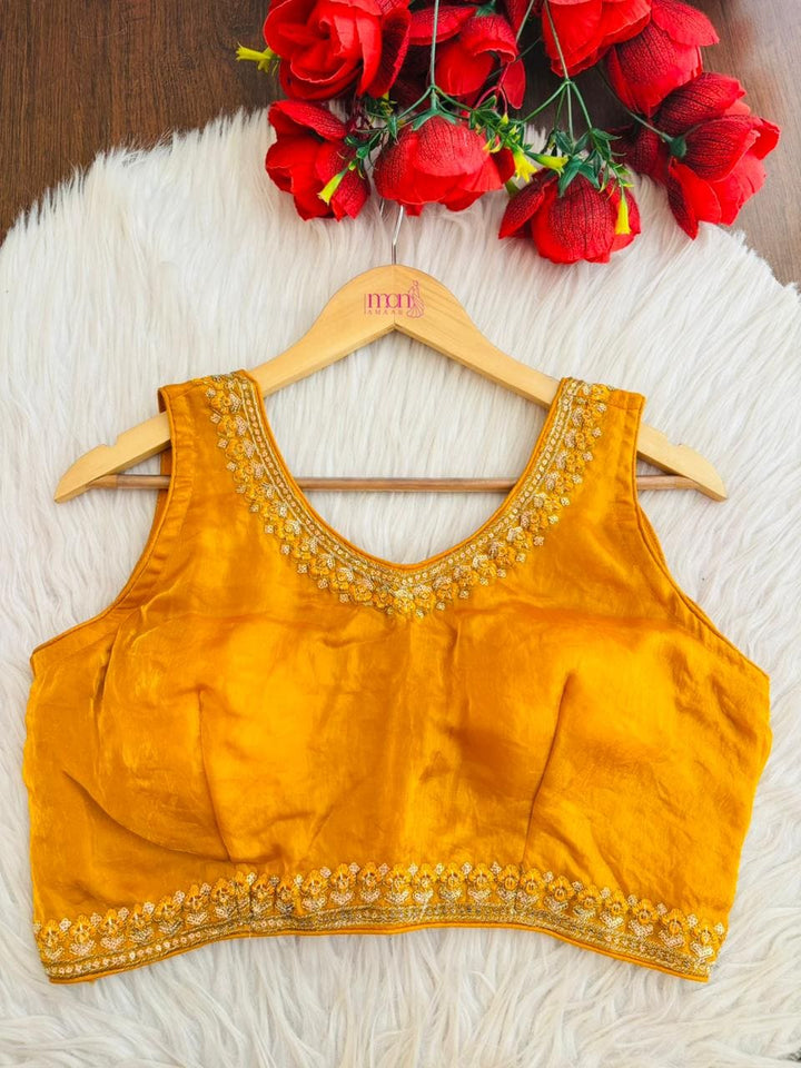 Honey Glow Fendy Silk Blouse