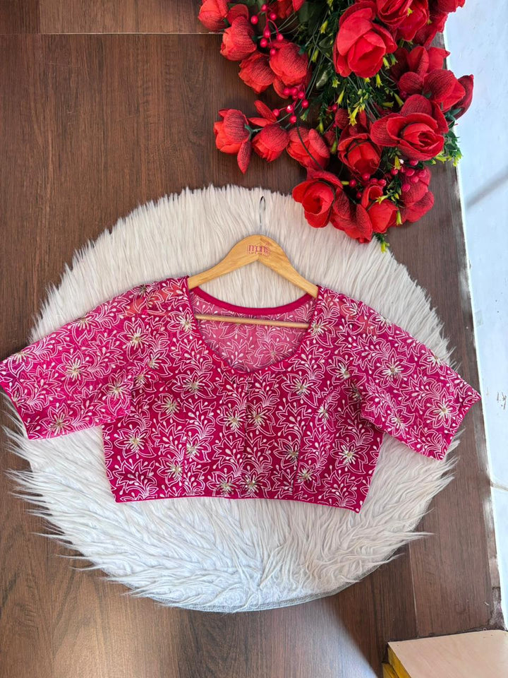 Organza Twist- Designer Organza Blouse