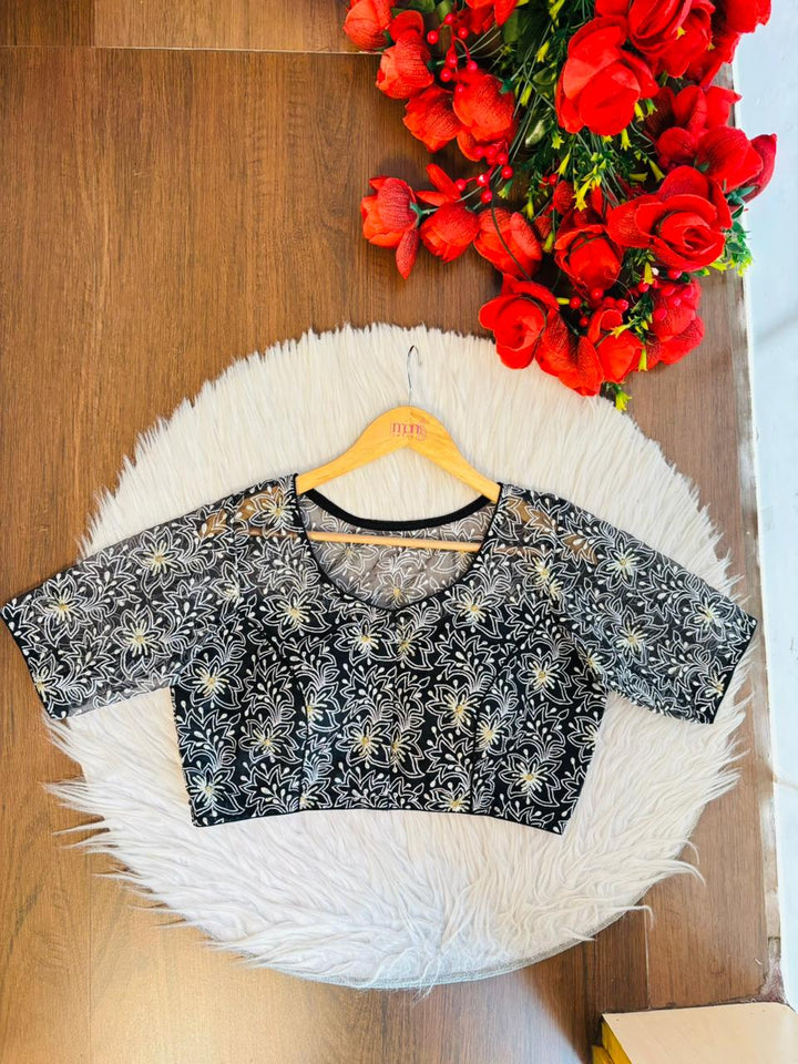 Organza Twist- Designer Organza Blouse