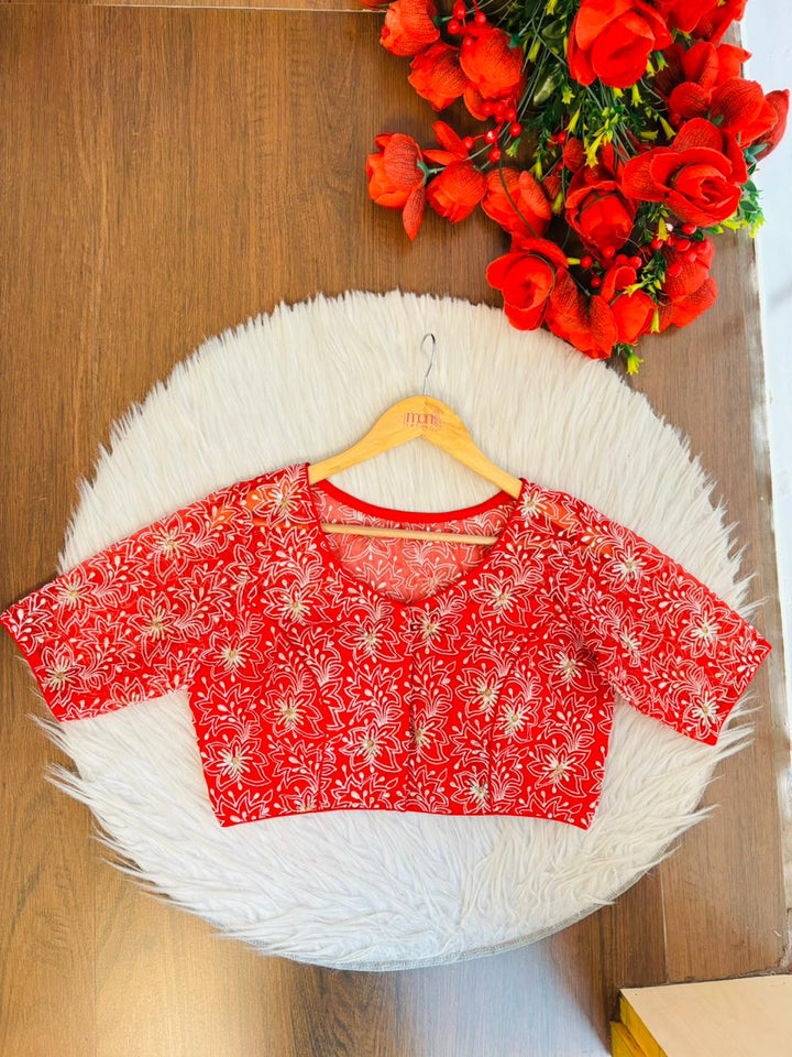 Organza Twist- Designer Organza Blouse