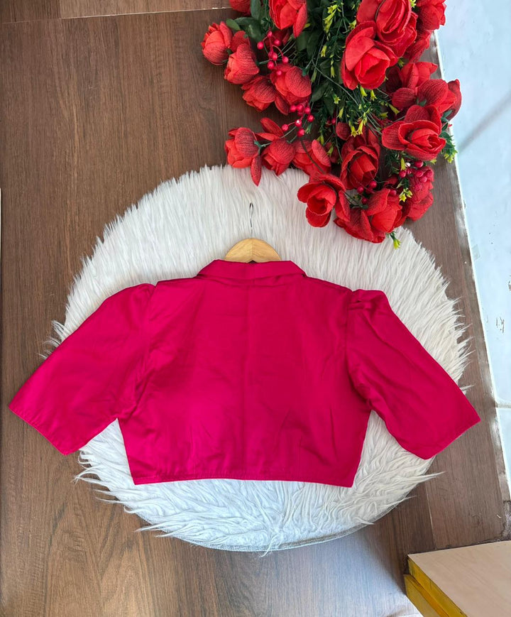 The Mashuqa Edit-Cotton Blouse