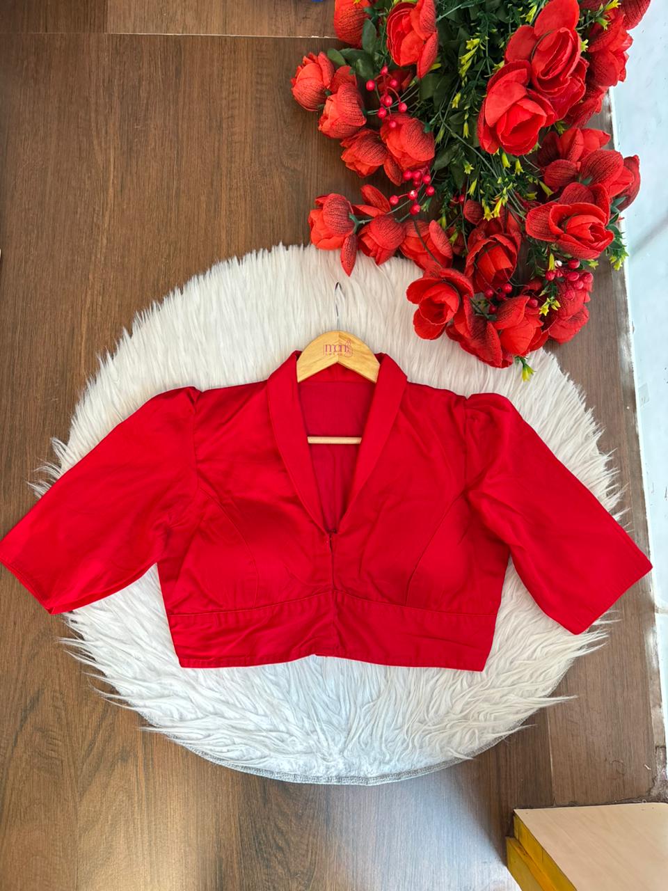 The Mashuqa Edit-Cotton Blouse